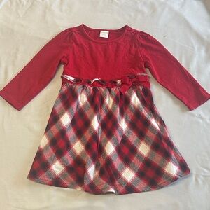 Gymboree Red and Black Plaid Kids Dress